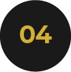 A circular black icon containing the gold-colored text '04' in the center.