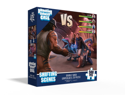 "Boss Battle" Double-Sided Lenticular and 2D Puzzle